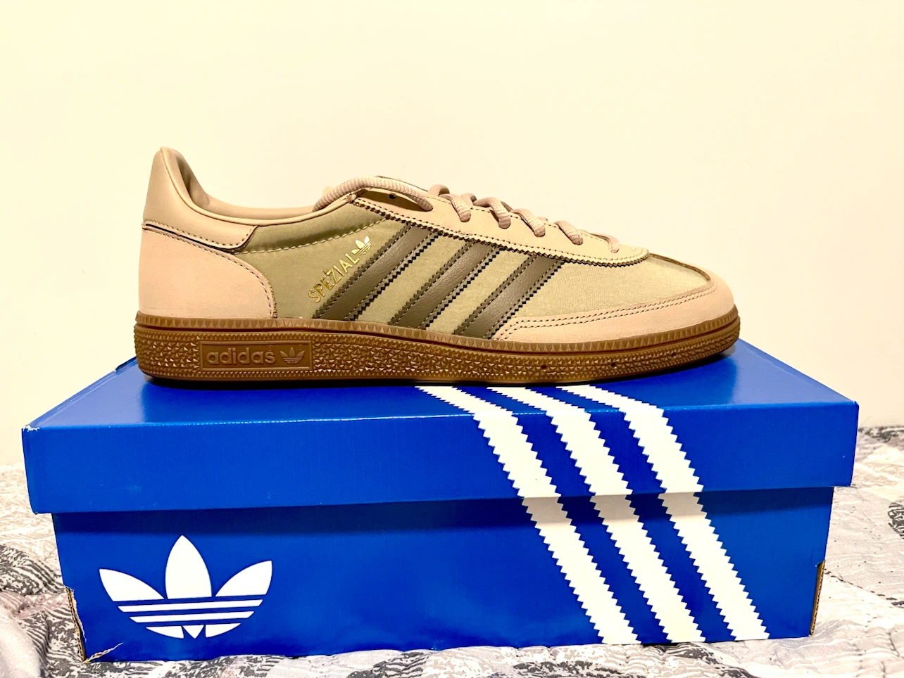 Adidas Handball Spezial Trace Khaki Mens Sneakers - photo 2