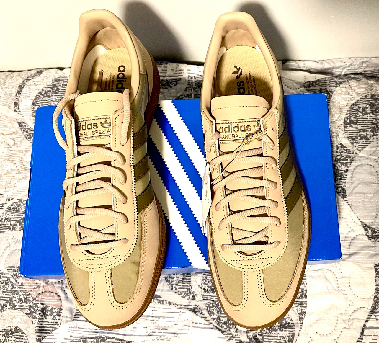 Adidas Handball Spezial Trace Khaki Mens Sneakers - photo 3