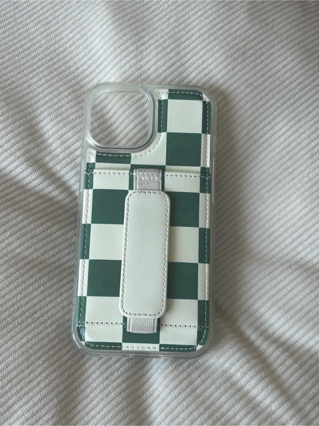 iPhone 15 Case Case with Card Holder & Strap