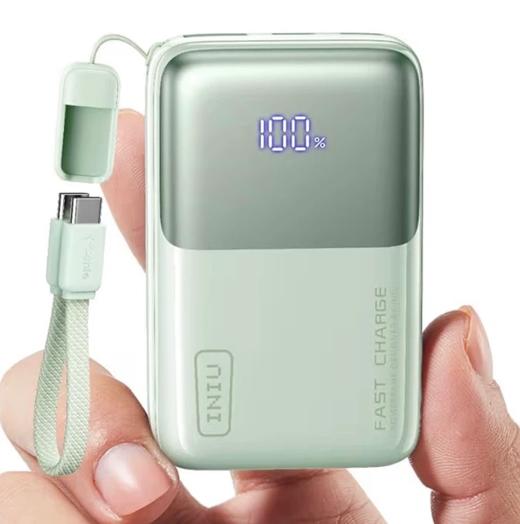 INIU Power Bank 10000mAh Green ( OPEN BOX NEVER USED ) - photo 3