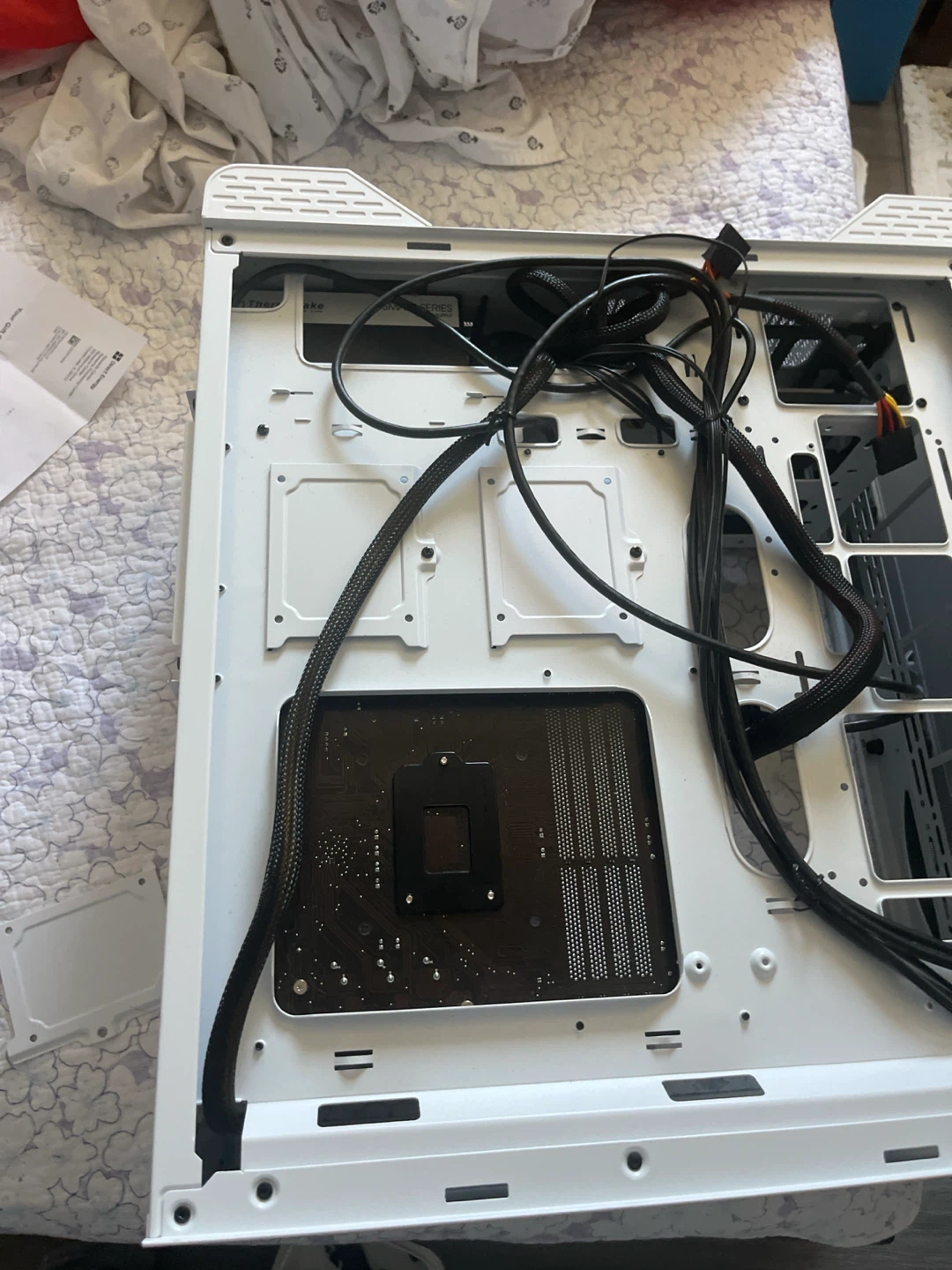 The case doesn’t have a glass