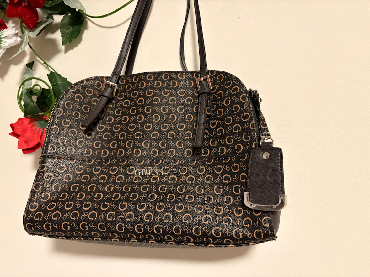 Guess Monogram Satchel Bag - photo 5