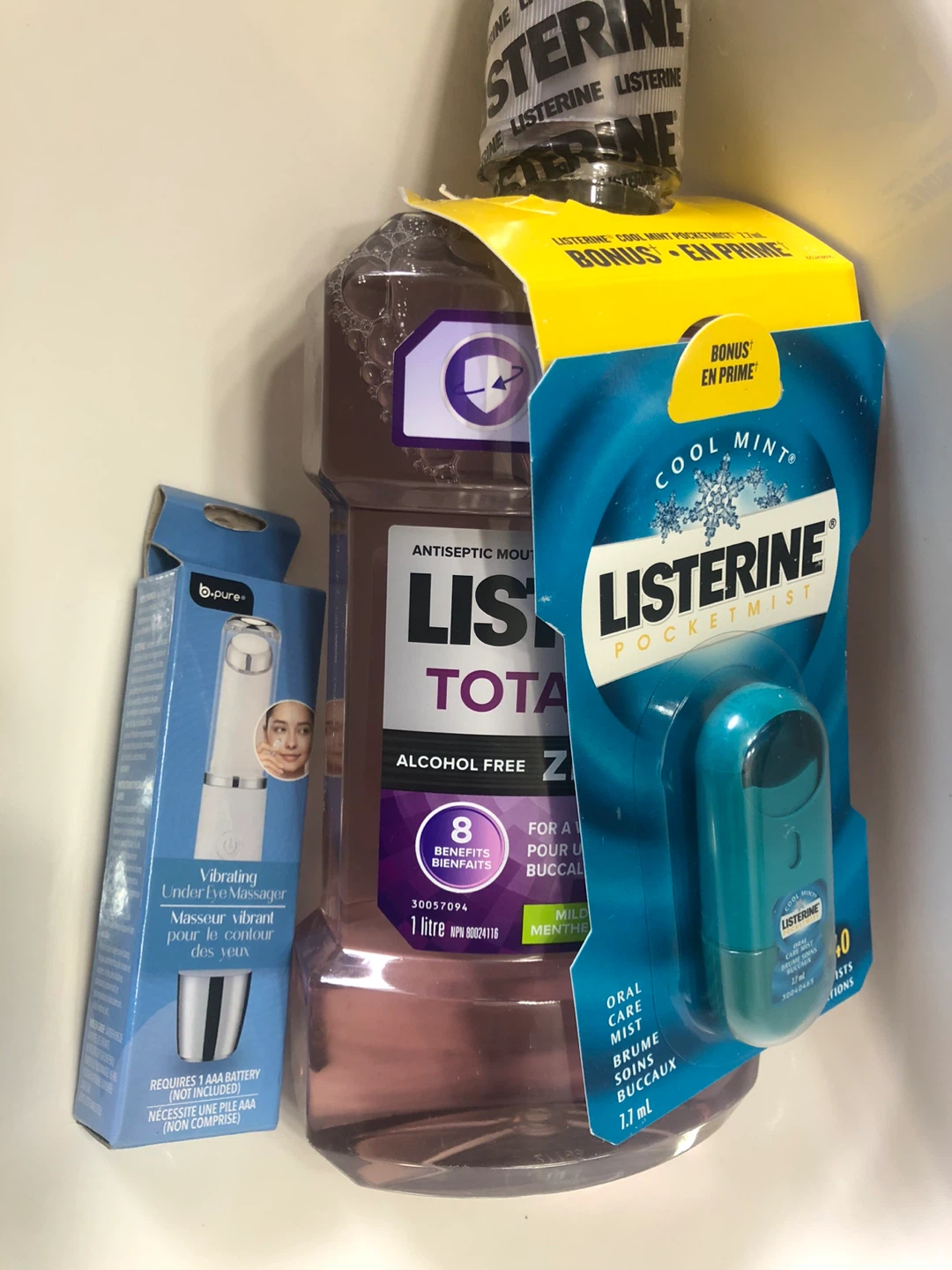 NEW Listerine Total Care Zero Mouthwash & Pocketmist