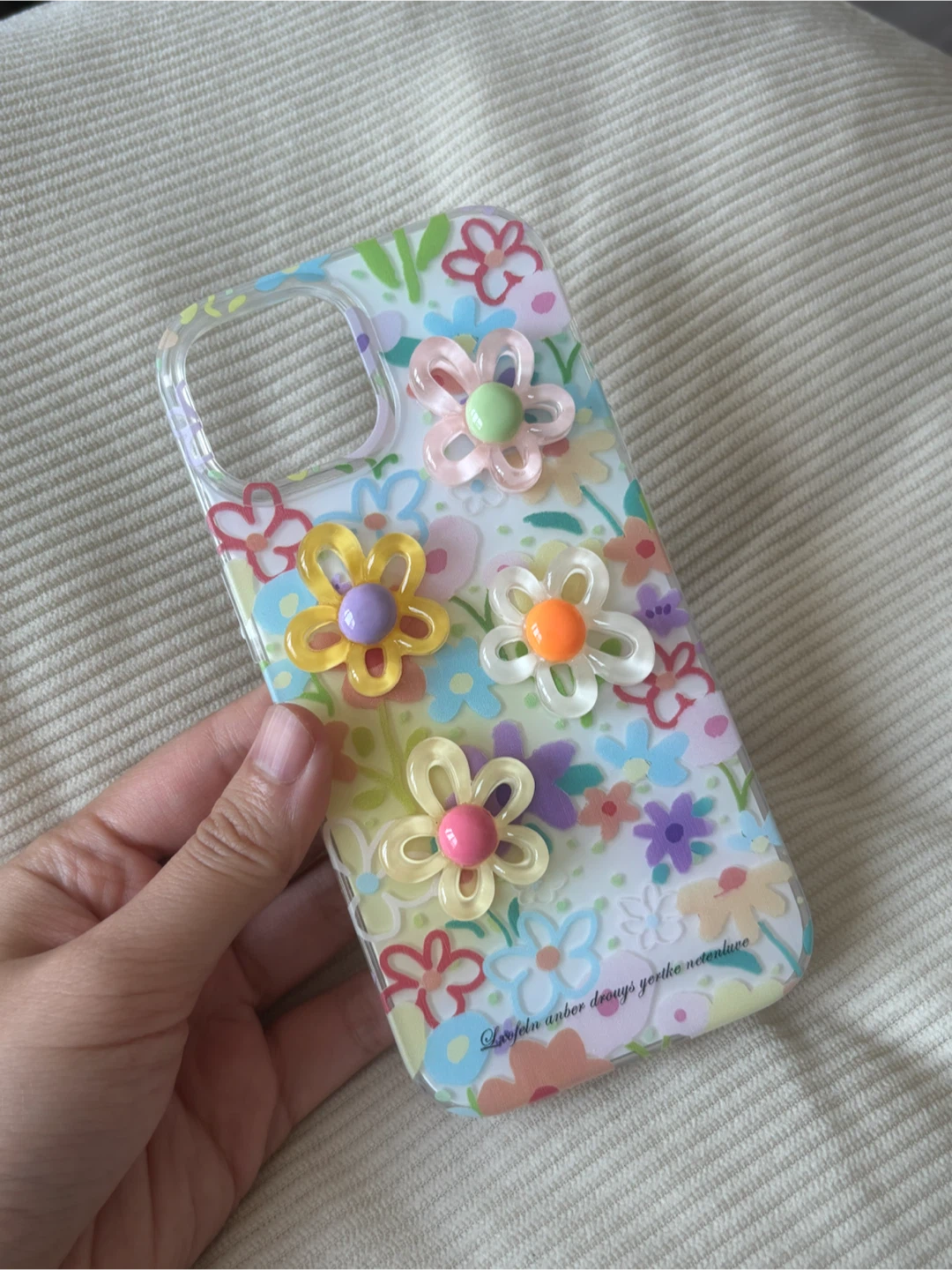 iPhone 15 Case with 3D Floral Embellishments - photo 2