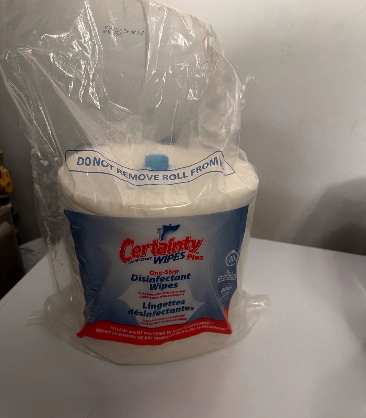 Certainty Disinfectant Wipes Plus