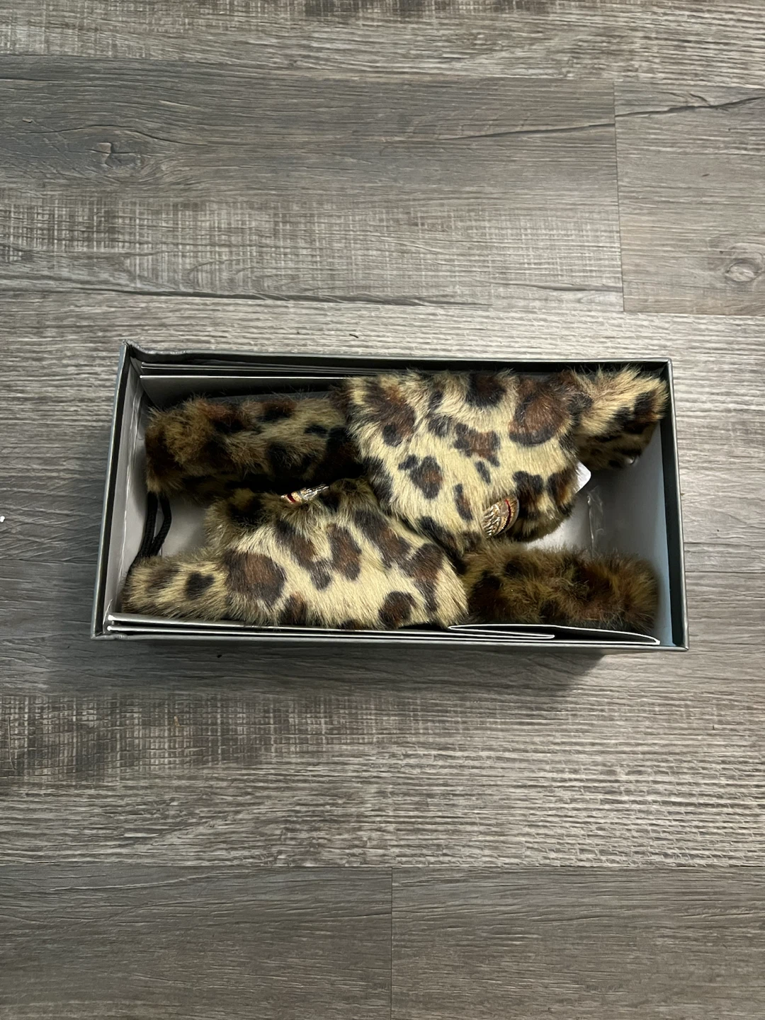 Balenciaga Leopard Print Furry Slides - photo 2