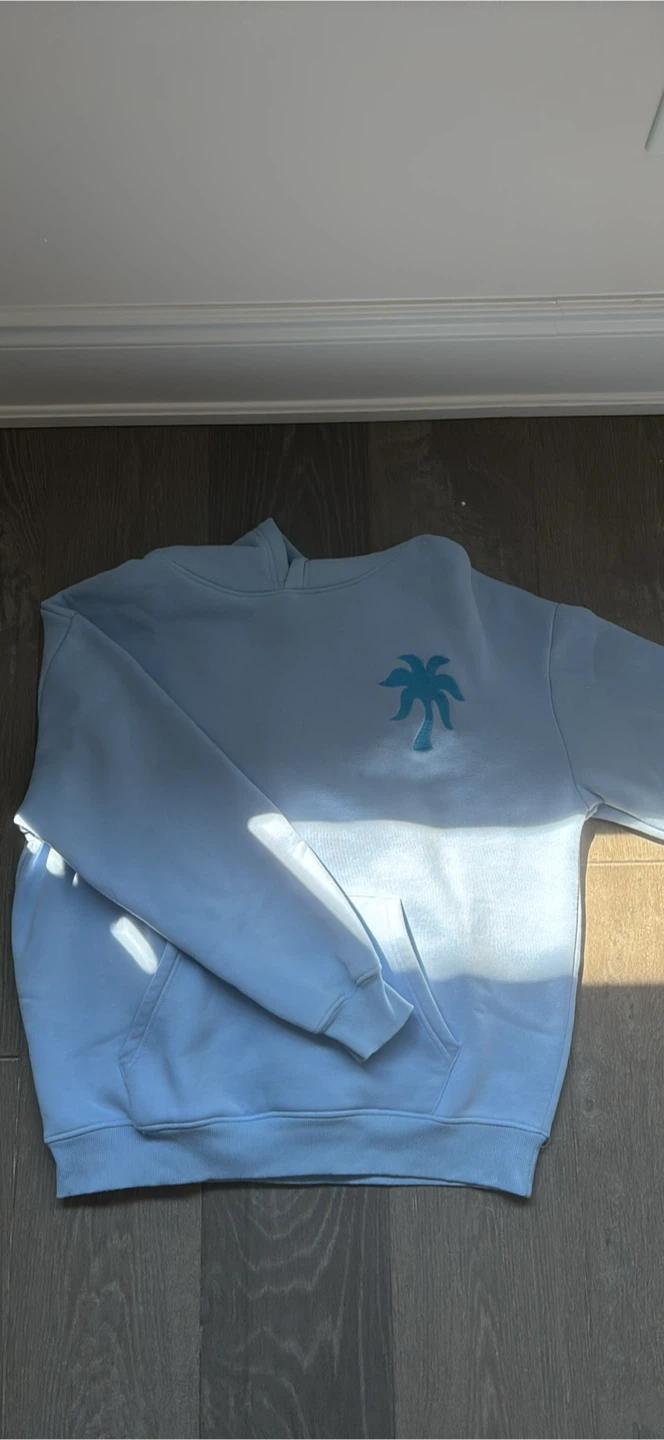 Pink Palm Puff Hoodie - photo 2