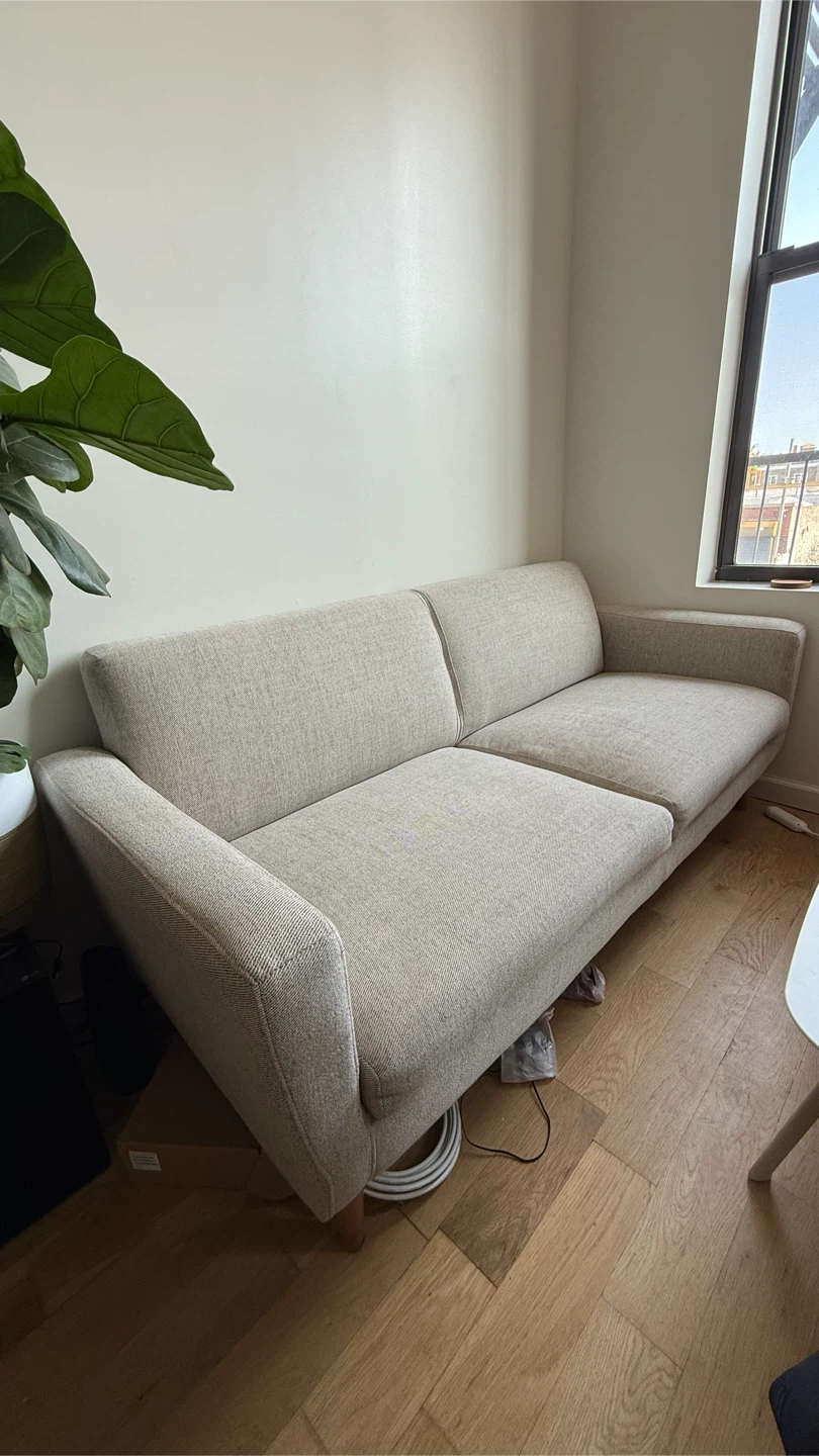 Grey Couch 72” Wide