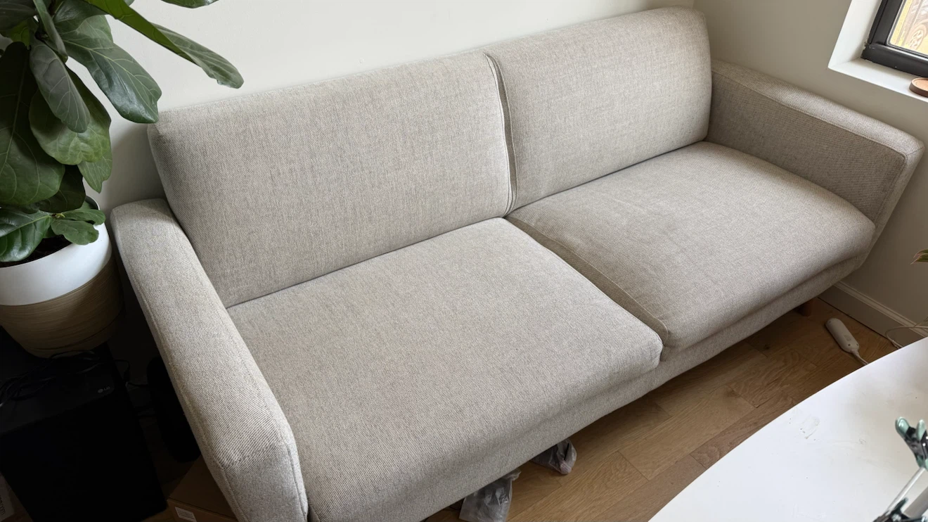 Grey Couch 72” Wide - photo 2