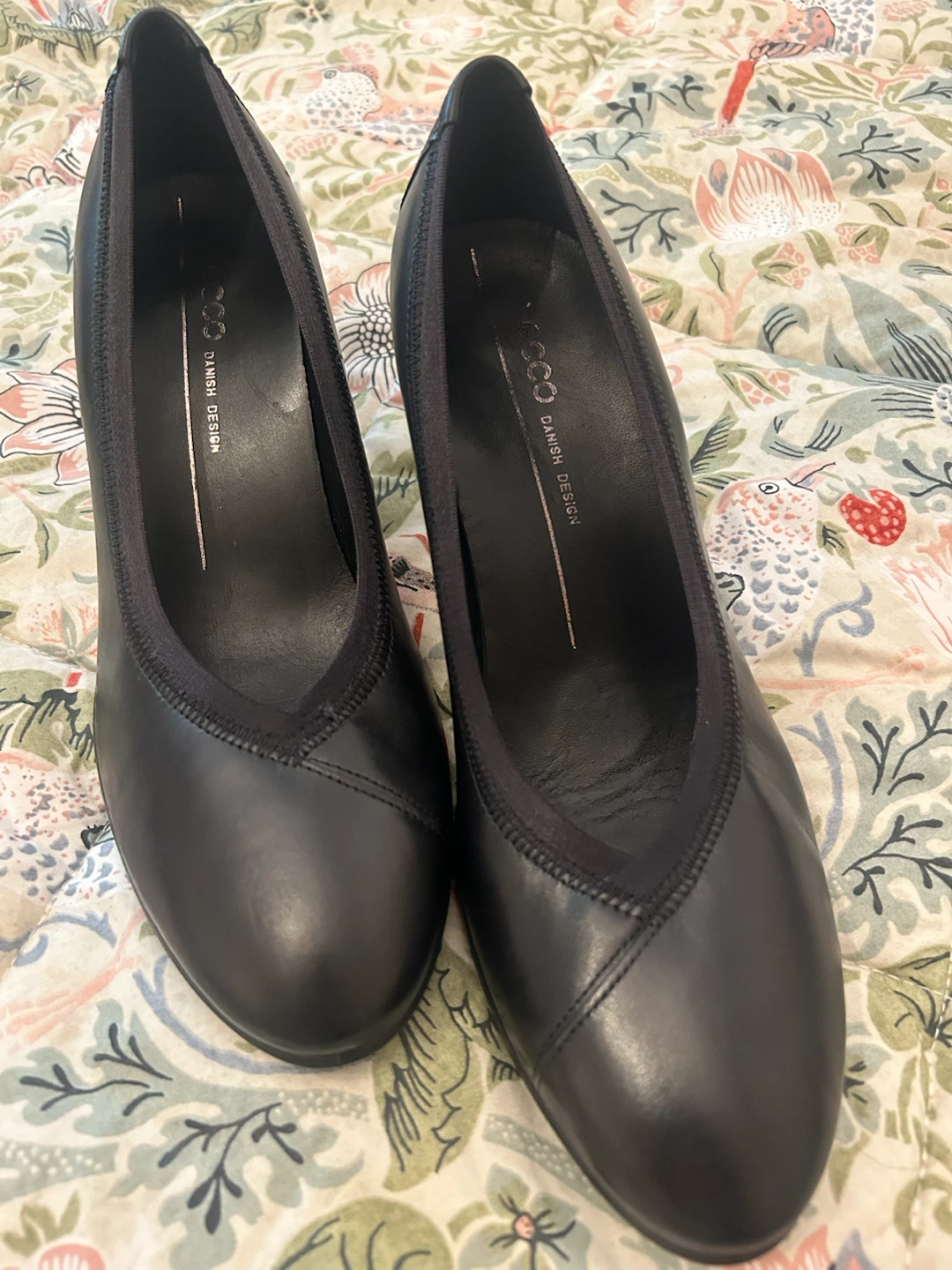 ECCO Black Leather Heels - photo 3