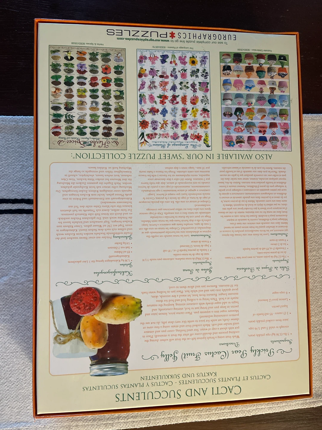 Eurographics Cacti and Succulents 1000 Piece Puzzle - photo 2