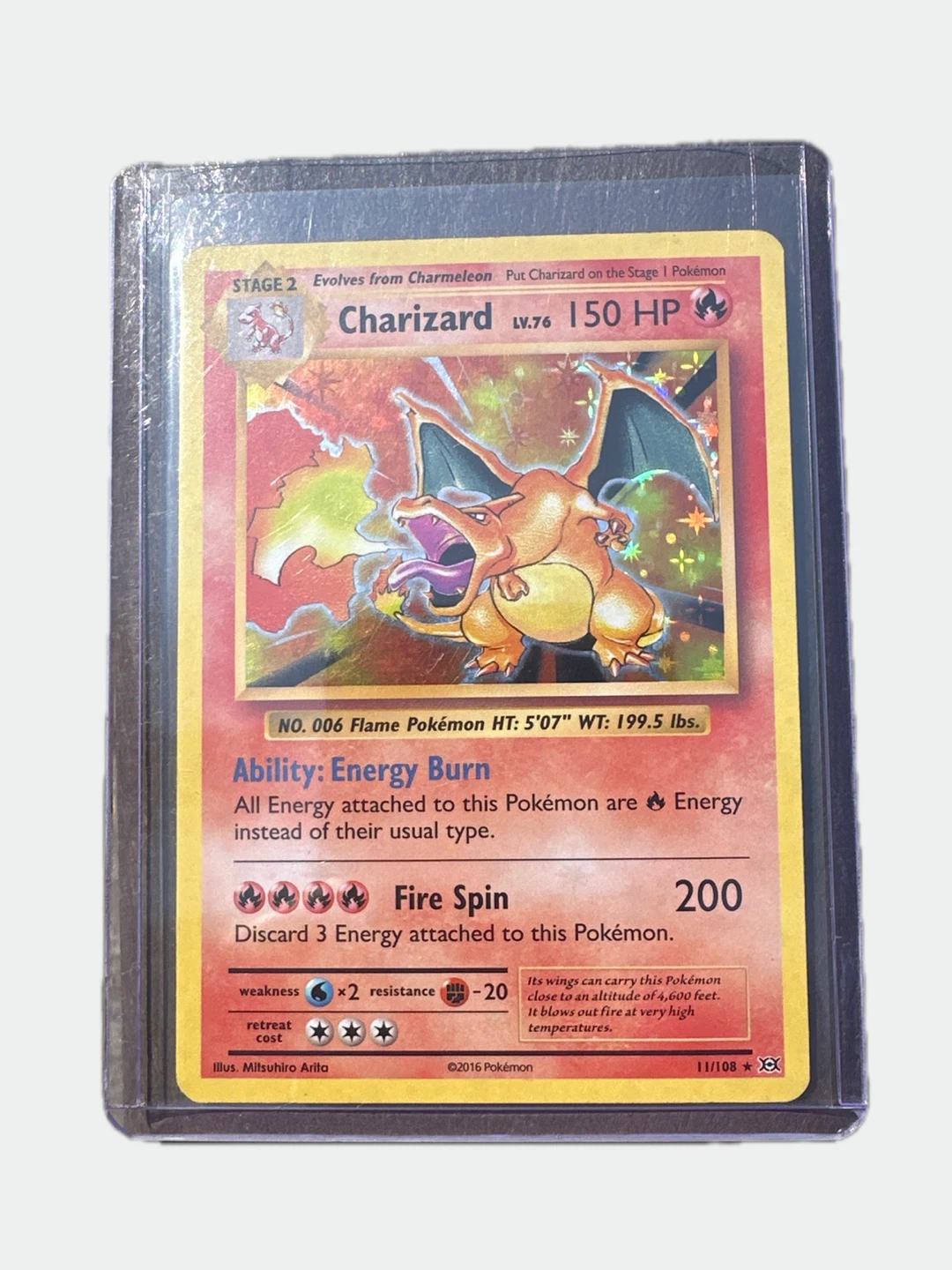 Pokemon Charizard EX TCG Card