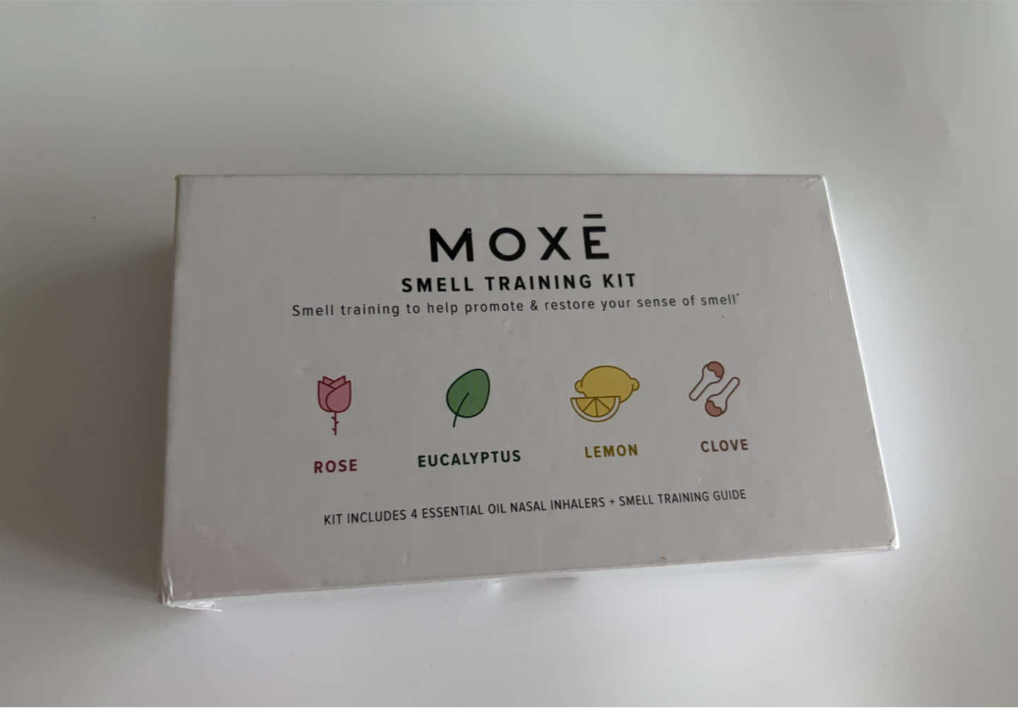 New MOXĒ Smell Training Kit, 4 Essential Oils, - photo 2