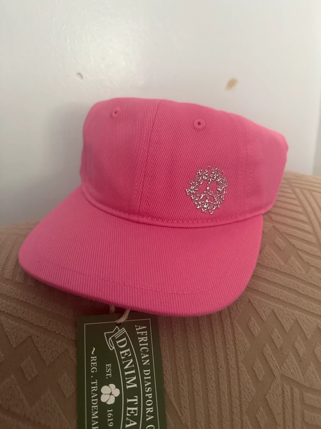 Denim Tears Pink University Cap OS