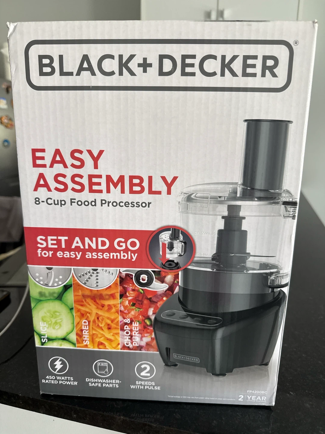 Black+Decker 8-Cup Food Processor