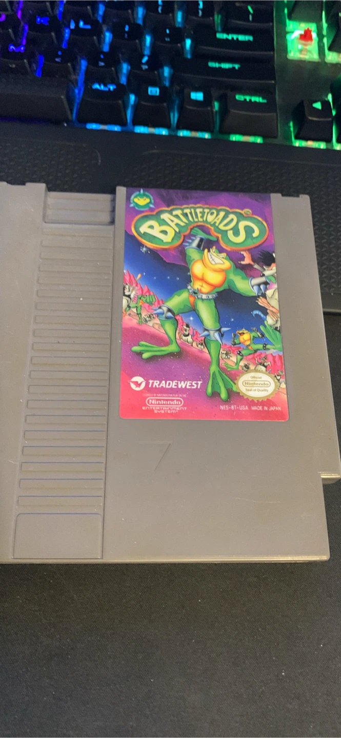 Nintendo NES Battletoads Game Cartridge