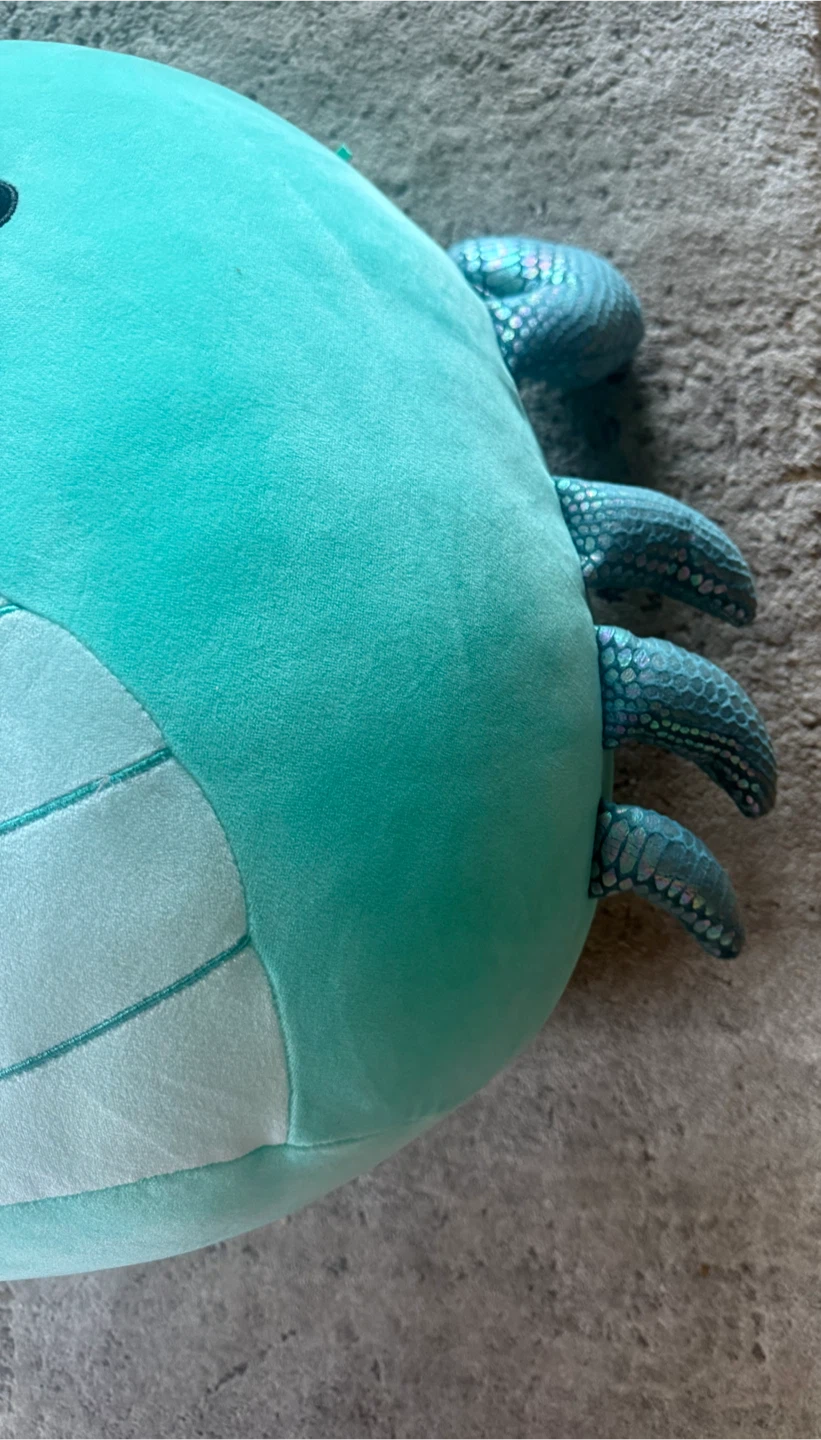 Squishmallows Teal Sea Creature Plush - photo 2