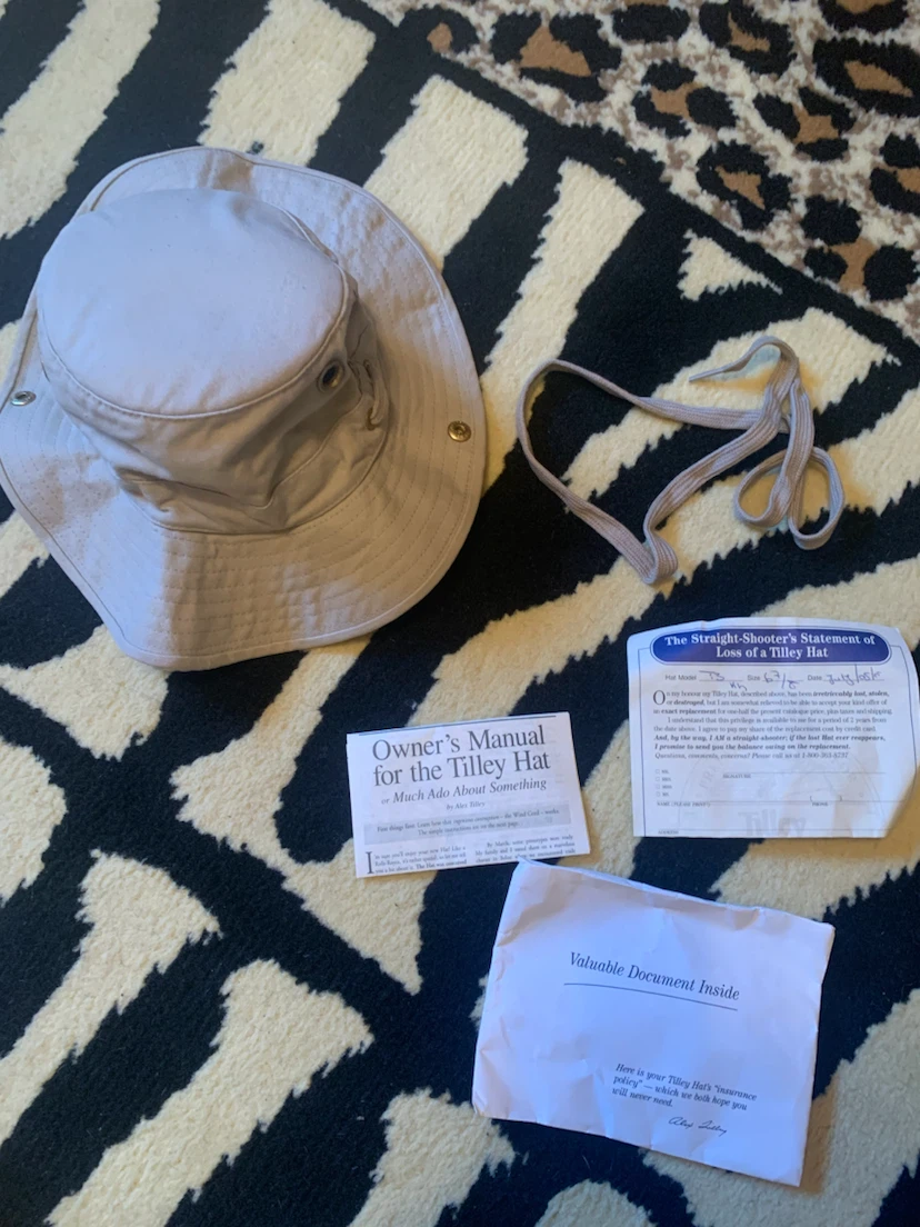 Tilley Hat Size 6 7/8
