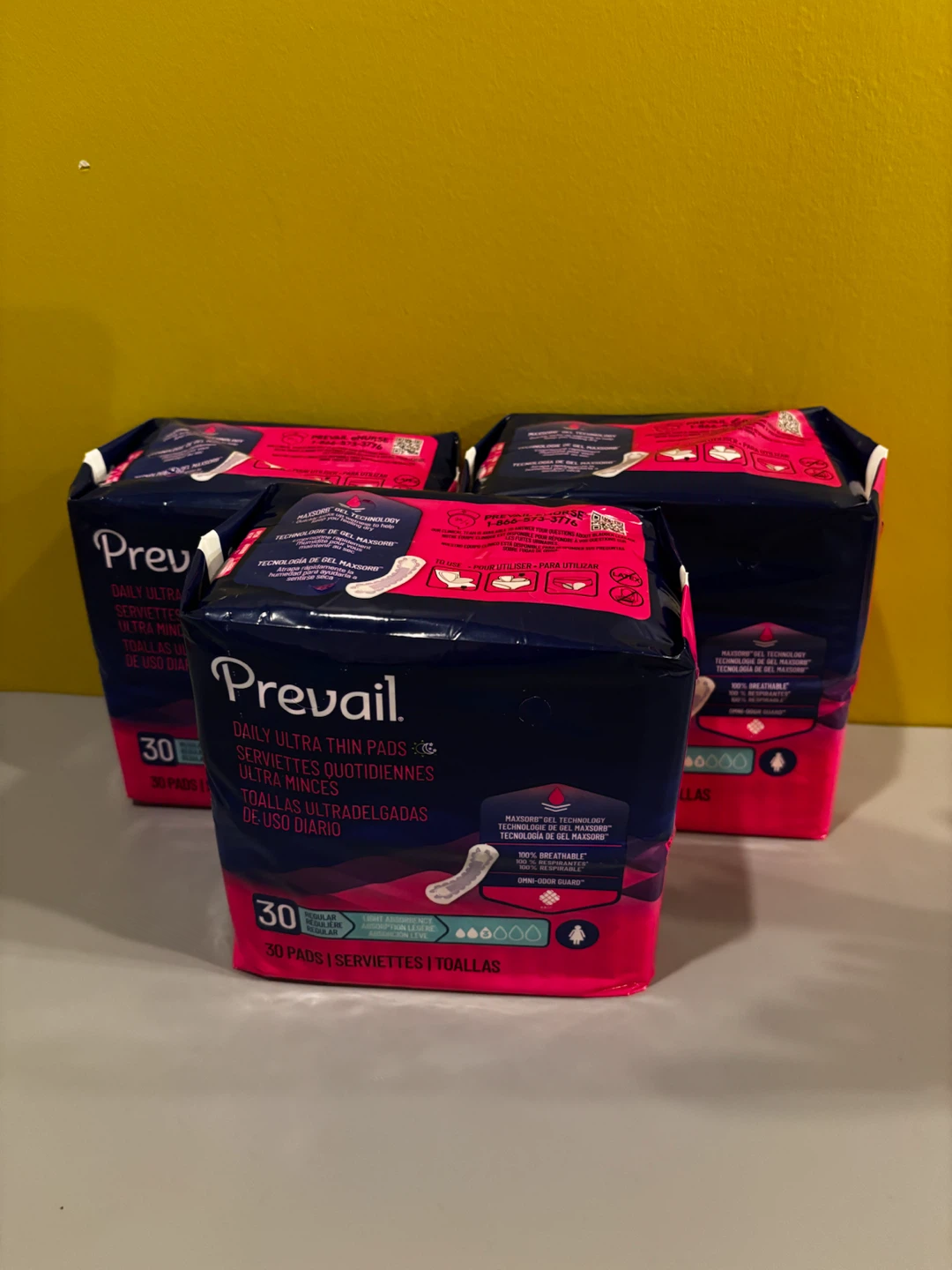 Prevail Daily Ultra Thin Pads - Regular Absorbency (30 Count) - photo 4