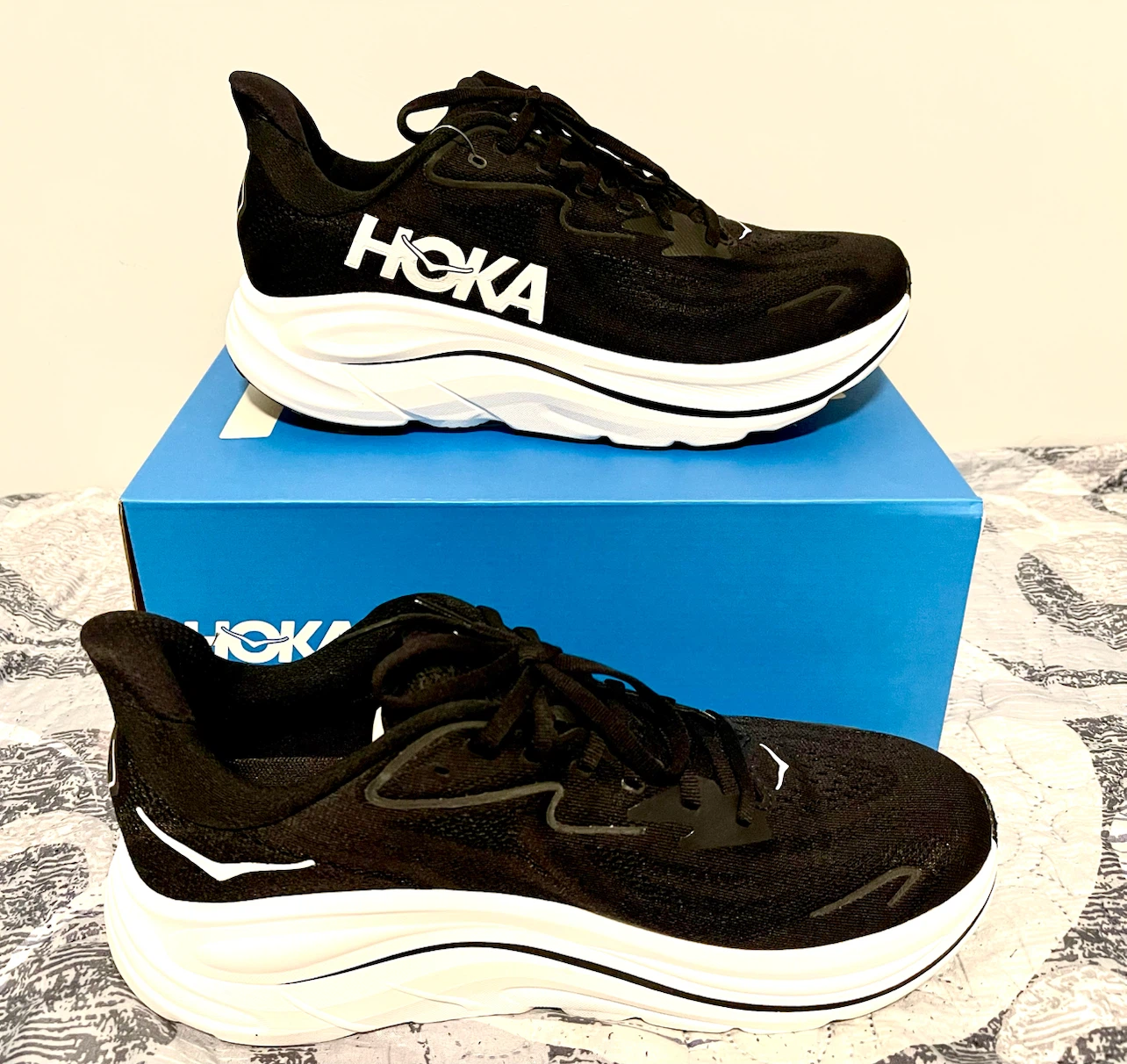 Hoka Clifton 10 Black Running Shoes - photo 2