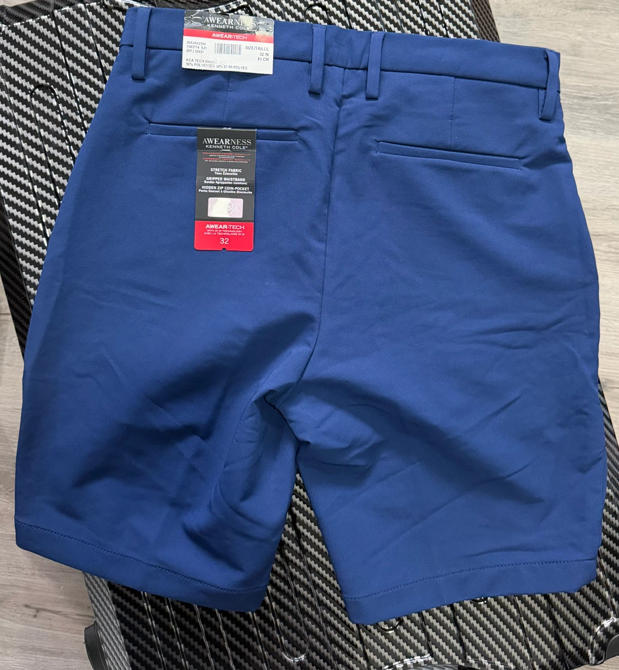 Brand New Men's Golf Shorts (Kenneth Cole) Size 30 Blue - photo 2