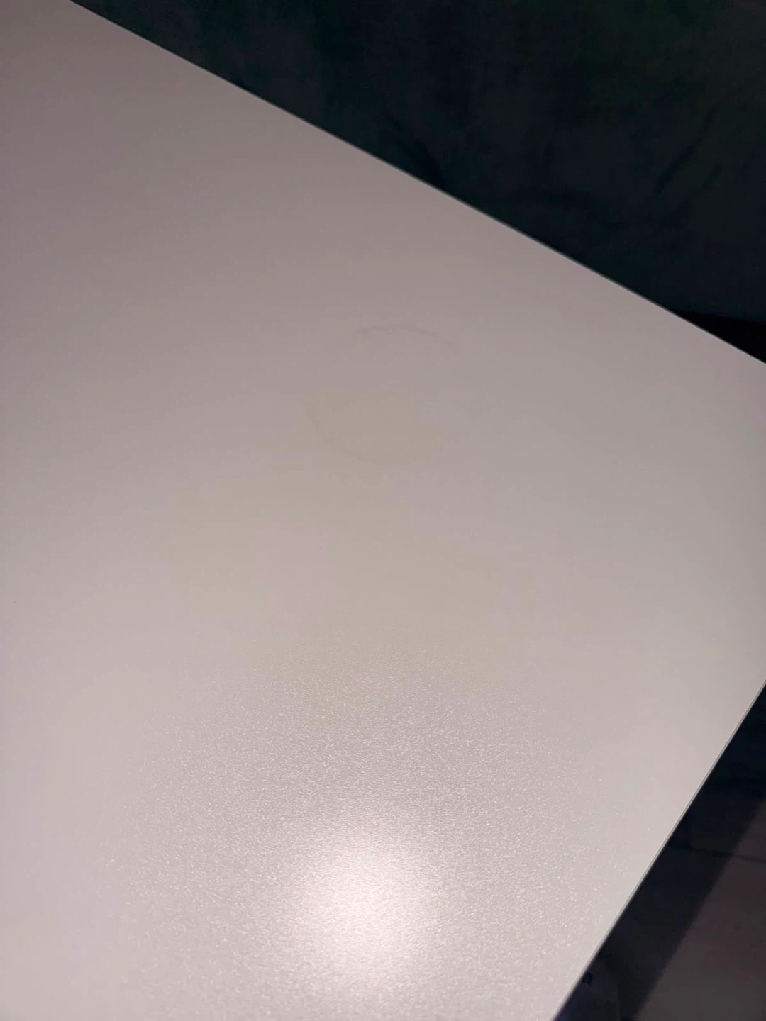 White Desk with Metal Frame - photo 3