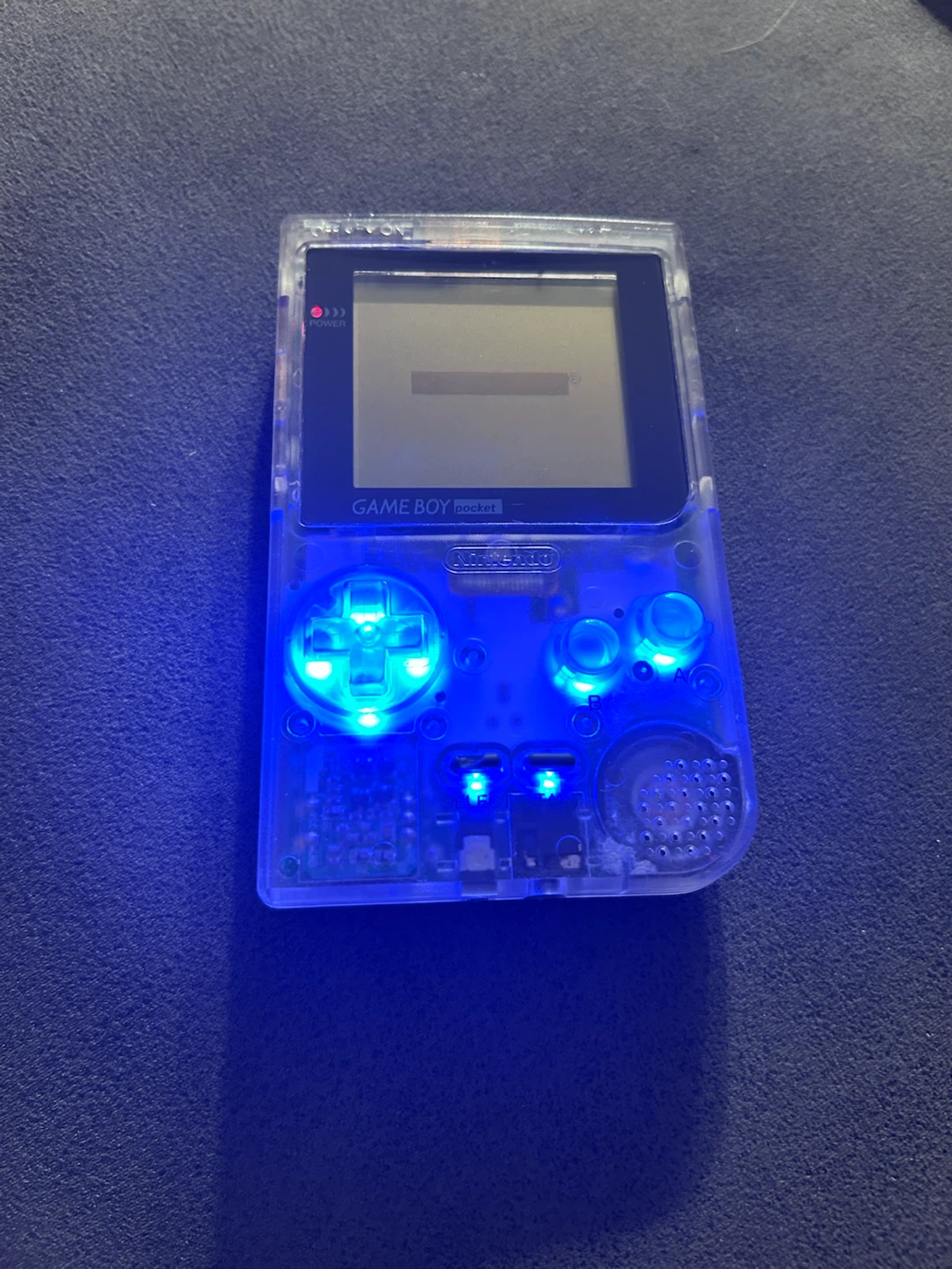 LED Modd Game Boy Pocket - Clear