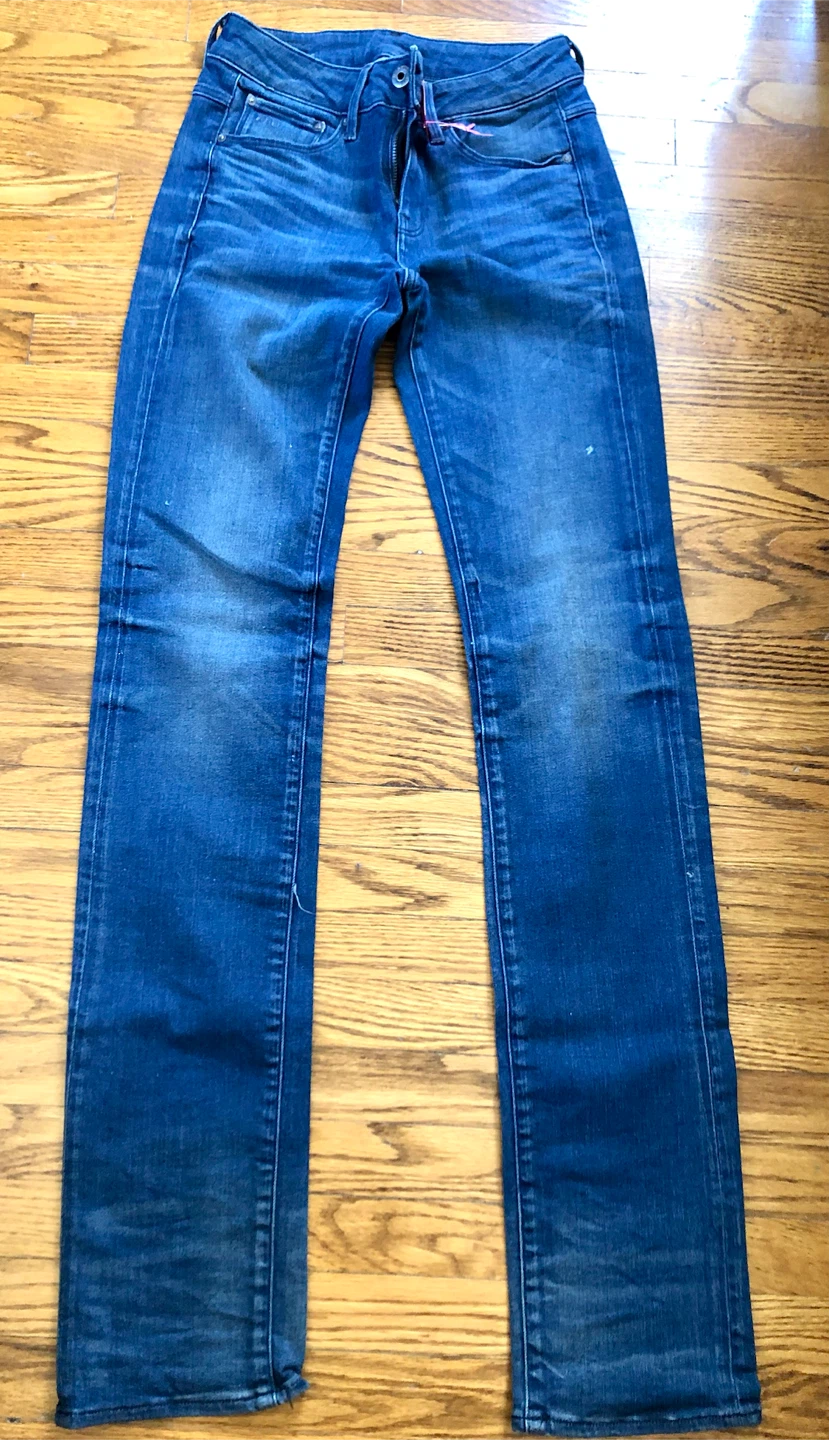 G-Star Raw 3301 Contour High Straight Jeans Women's Size 25x32