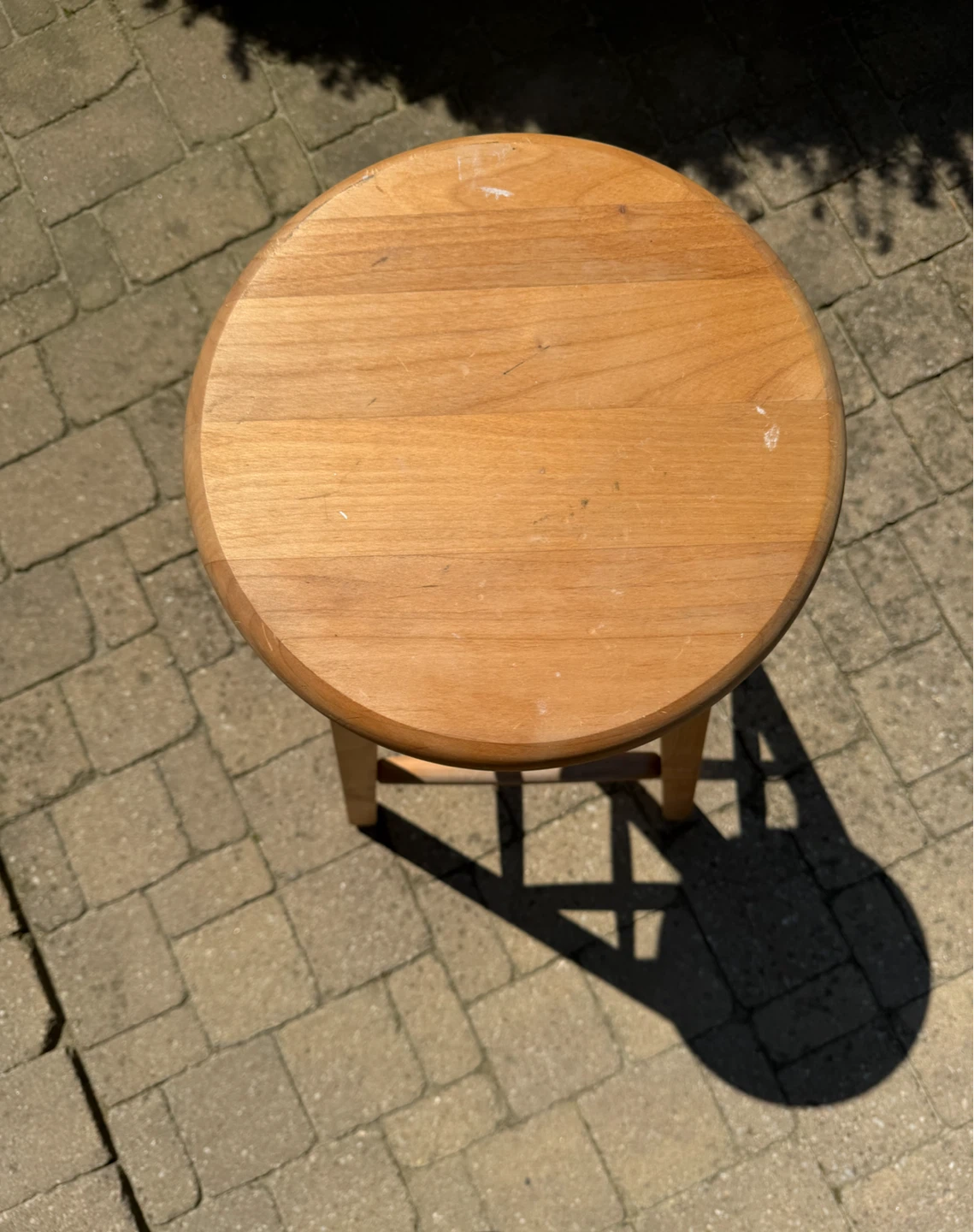 Wooden stool - photo 4