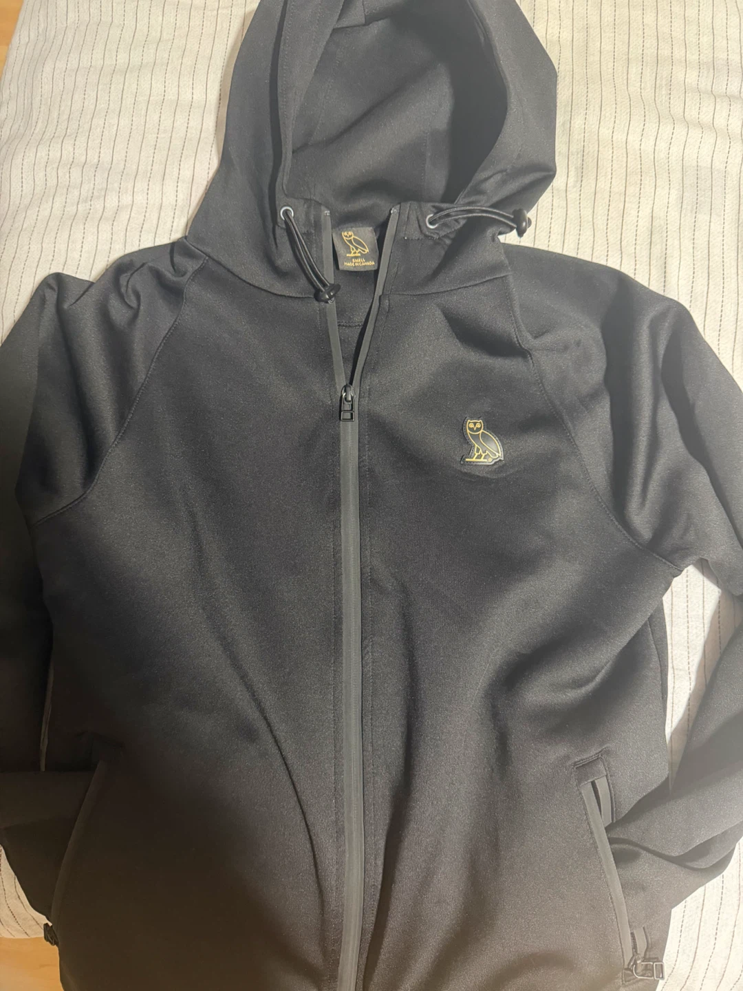 OVO Owl Logo Zip-Up Hoodie