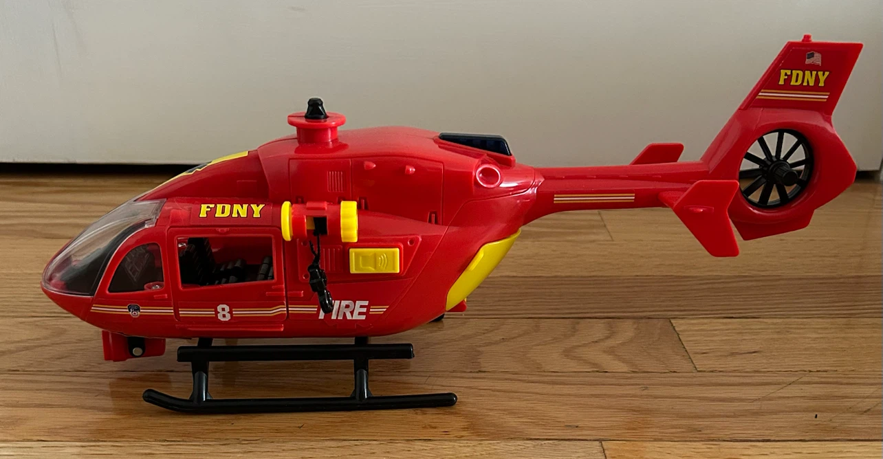 FDNY Rescue Helicopter Toy