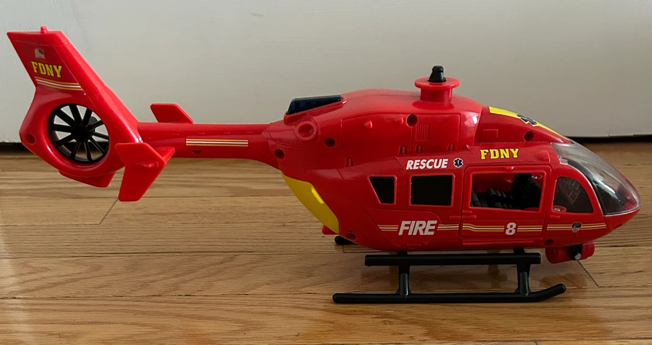 FDNY Rescue Helicopter Toy - photo 3