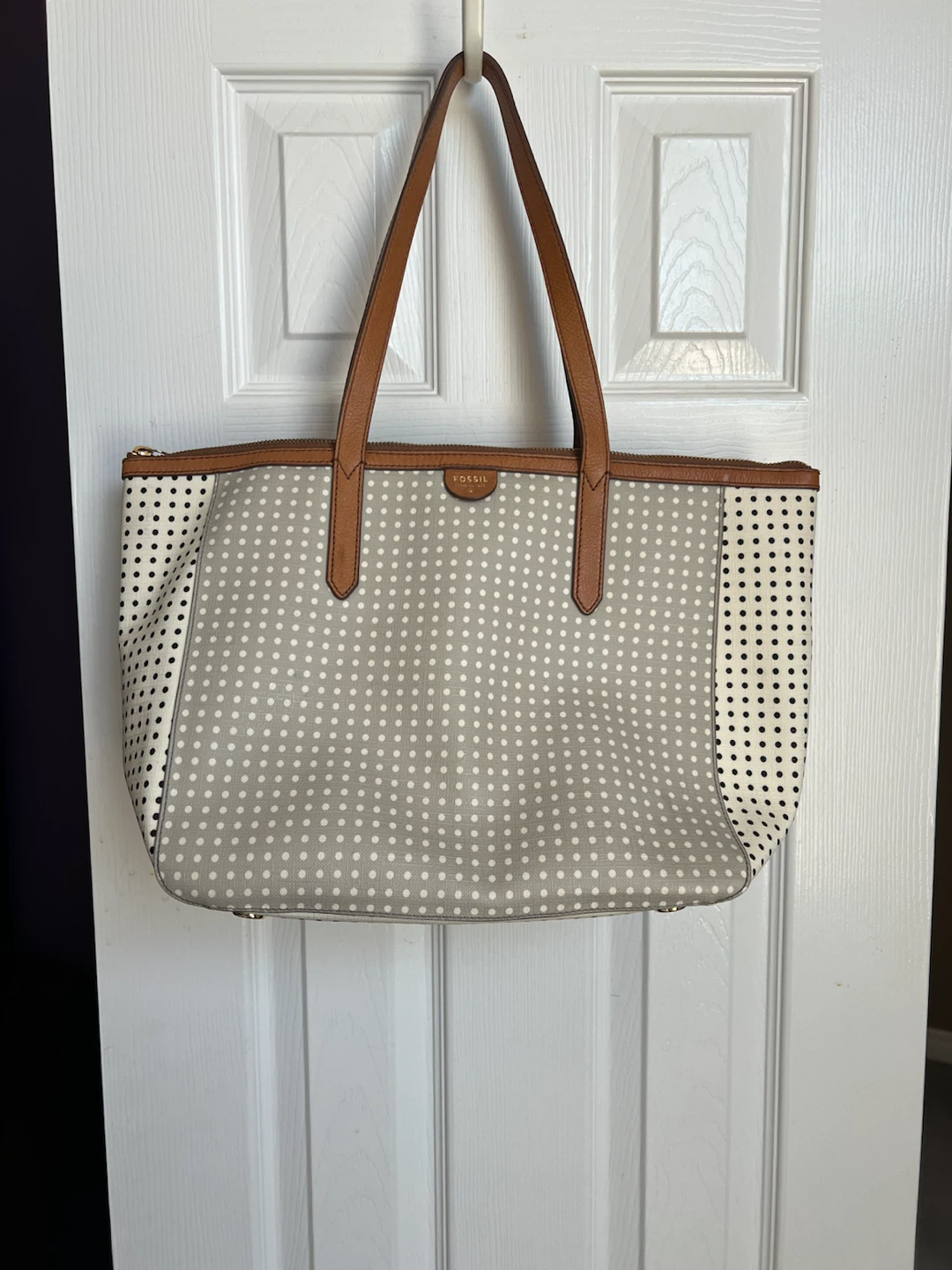 Like new Fossil leather Tote Bag