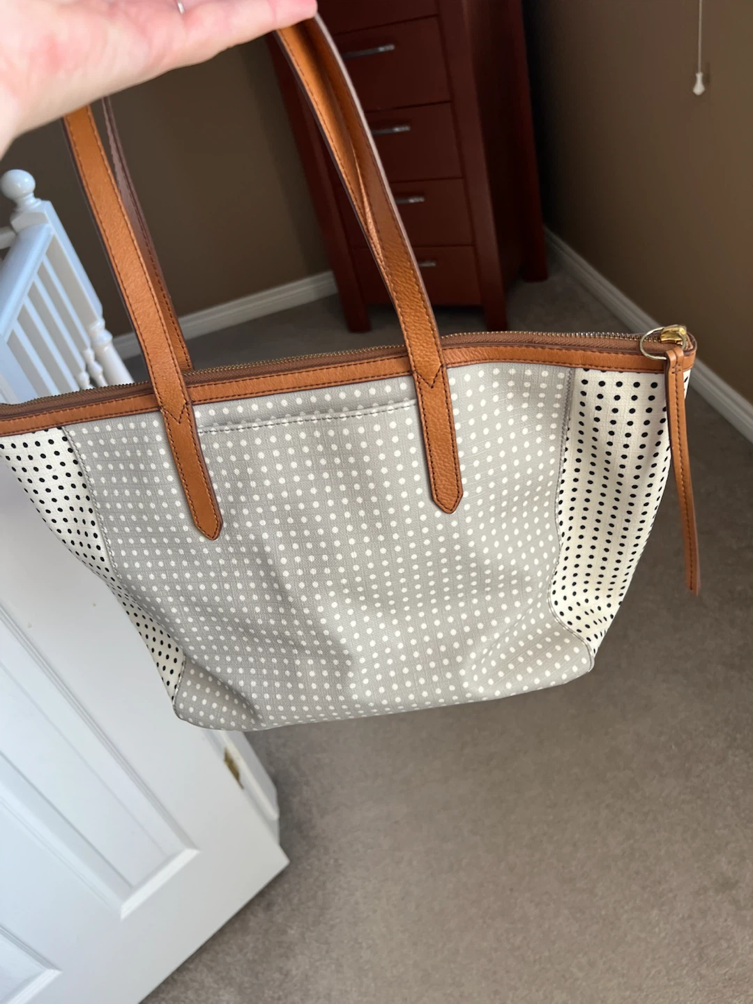 Like new Fossil leather Tote Bag - photo 4