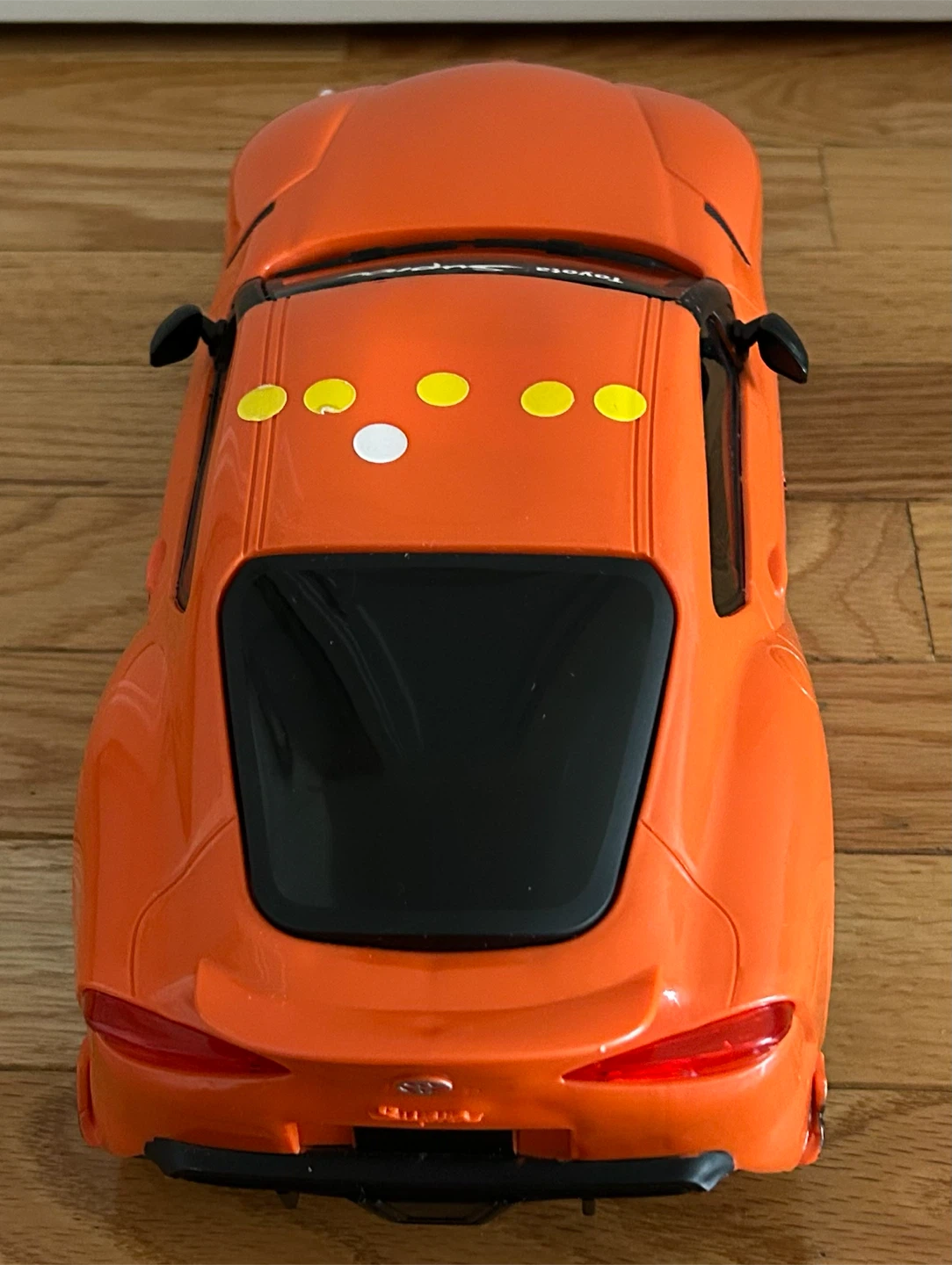 Orange Toyota Supra Toy Car - photo 3
