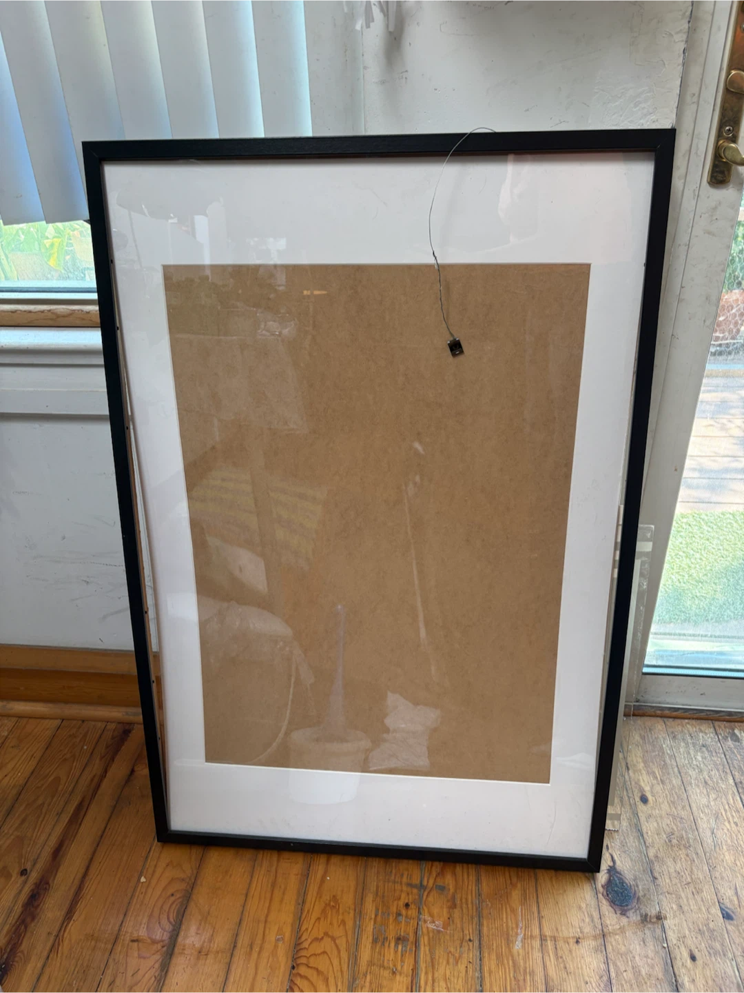 Black Picture Frame with Mat