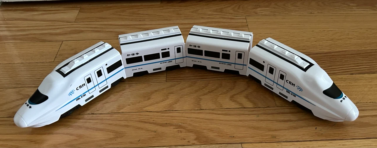 CRH High-Speed Train Toy - 4 Piece Set - photo 4