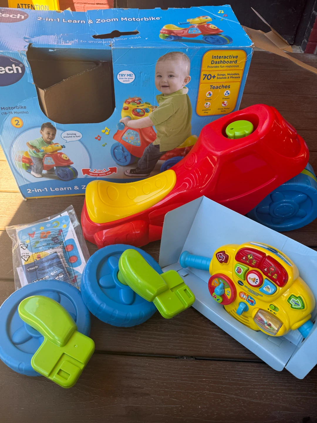 VTech 2-in-1 Learn & Zoom Motorbike - photo 2