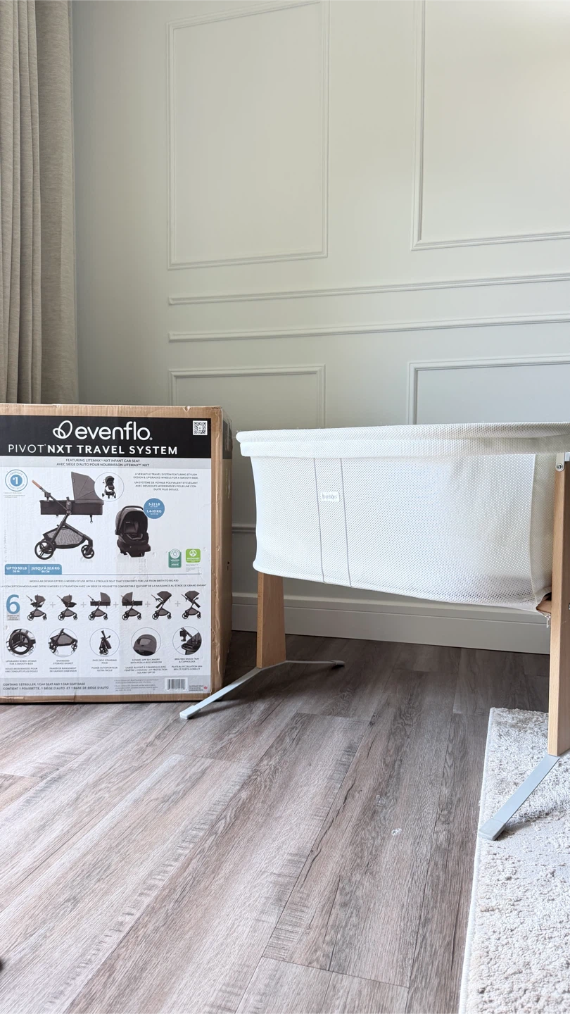 Evenflo Pivot NXT Travel System & Bjòrn Bassinet