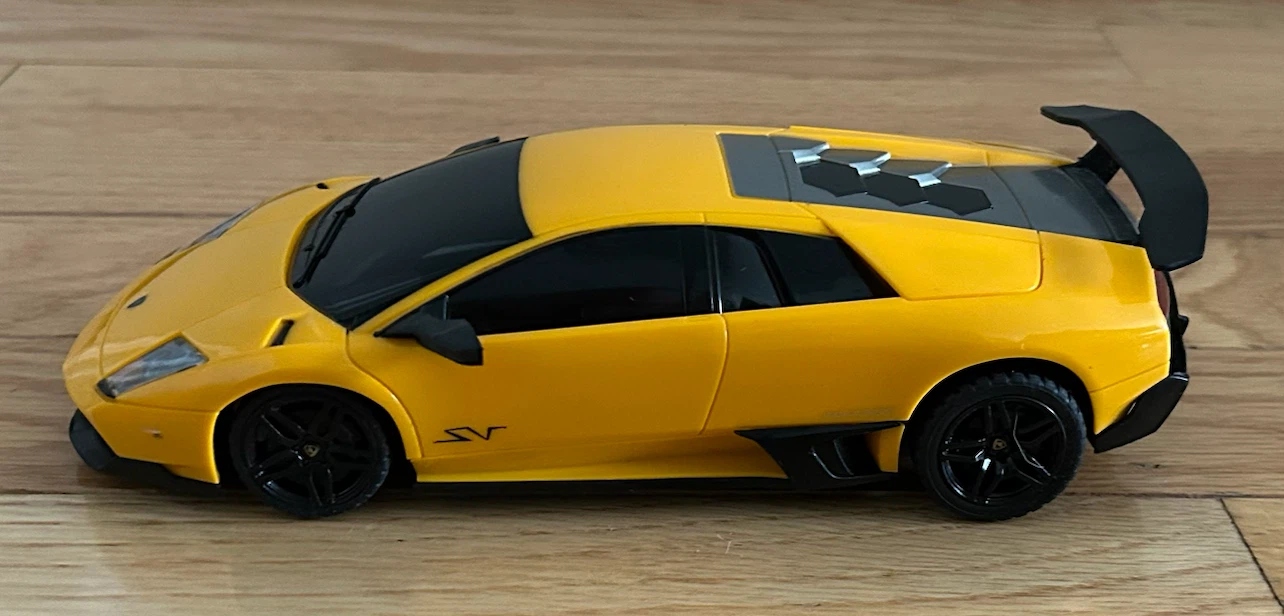 Yellow Lamborghini SV Toy Car