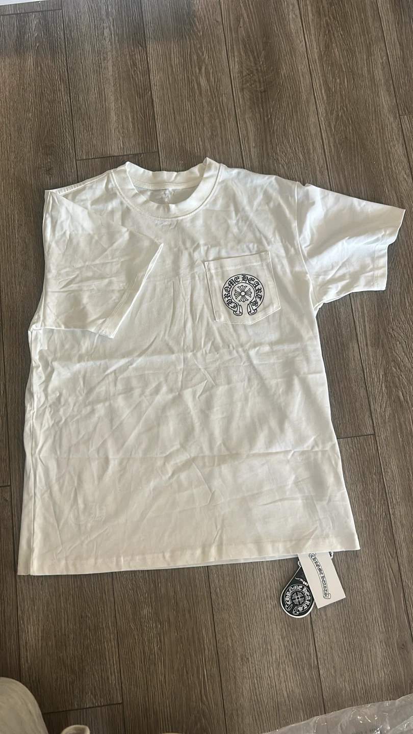 1:1 Chrome Hearts White T-Shirt Size S