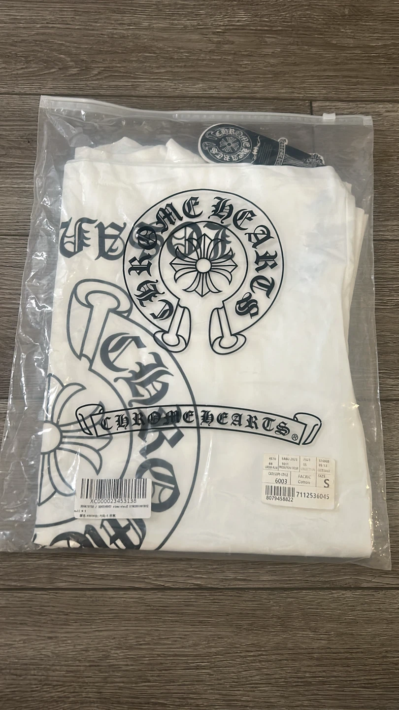 1:1 Chrome Hearts White T-Shirt Size S - photo 4