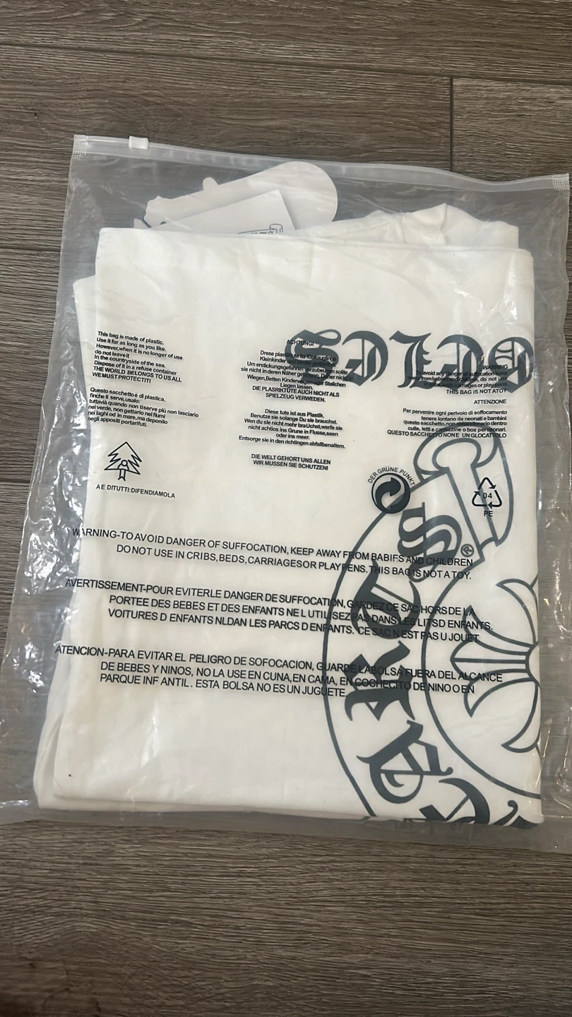 1:1 Chrome Hearts White T-Shirt Size S - photo 5