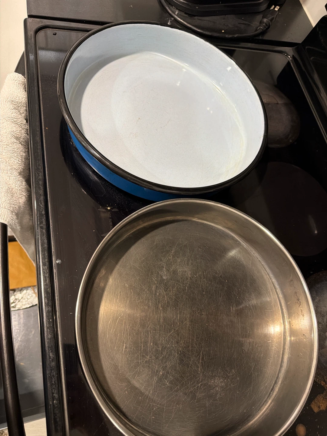 Enamelware Baking Pan with Metal Pan