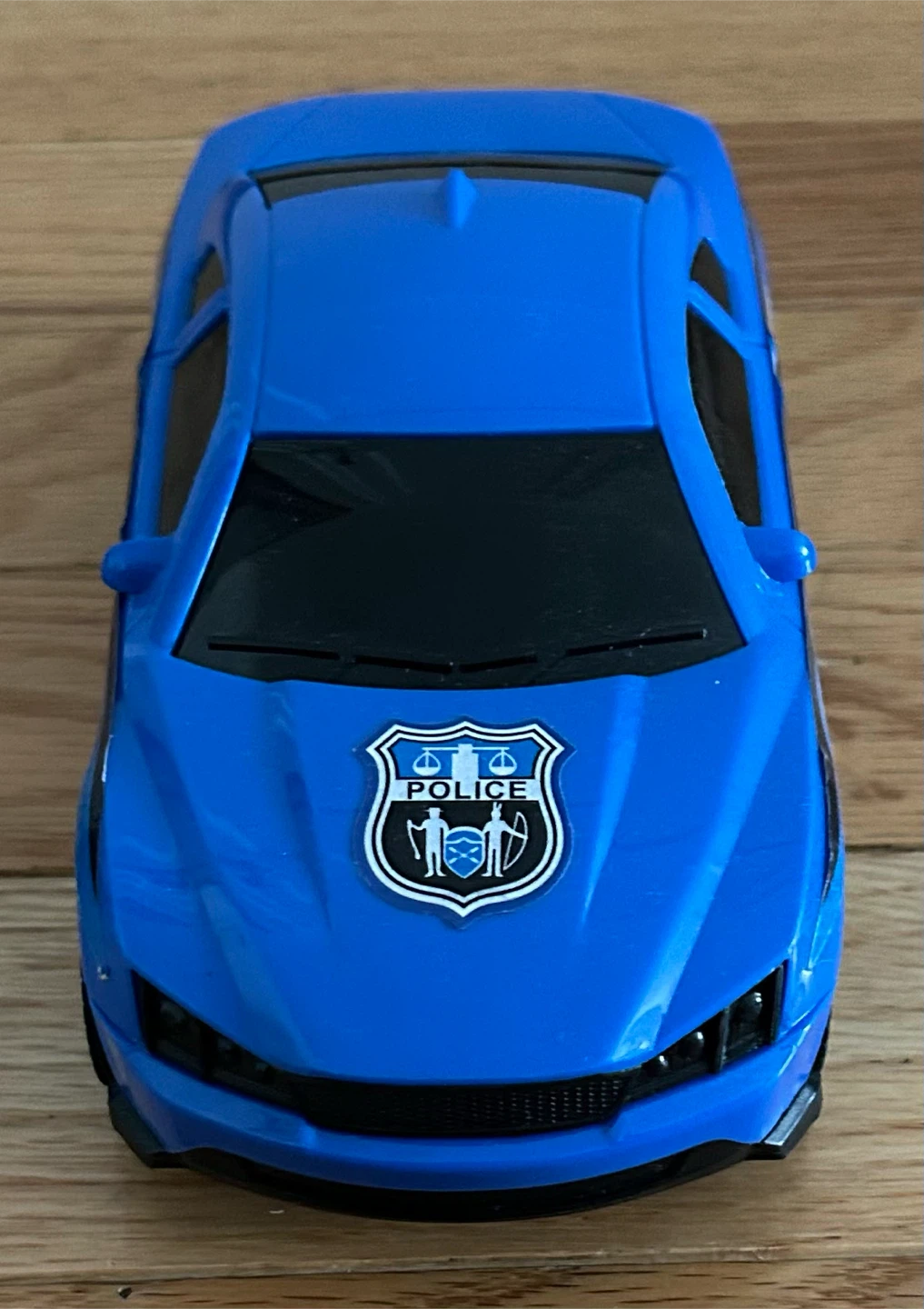 Blue Police Toy Car