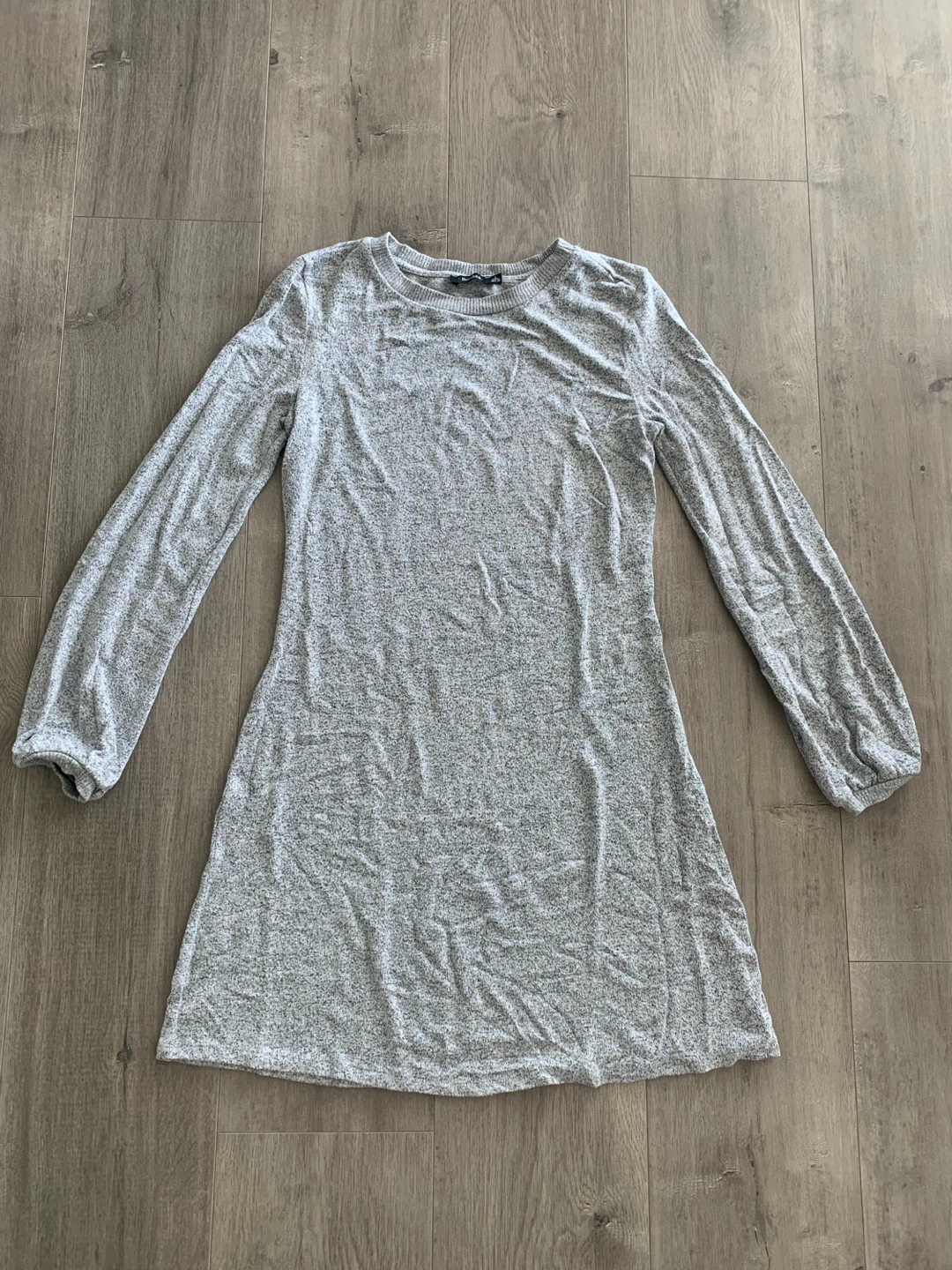 Grey Long Sleeve  by Bershka Large
