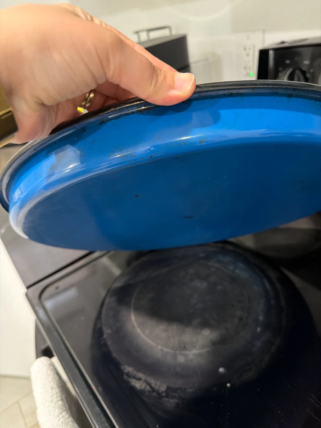 Blue Enamelware Baking Dish - photo 2