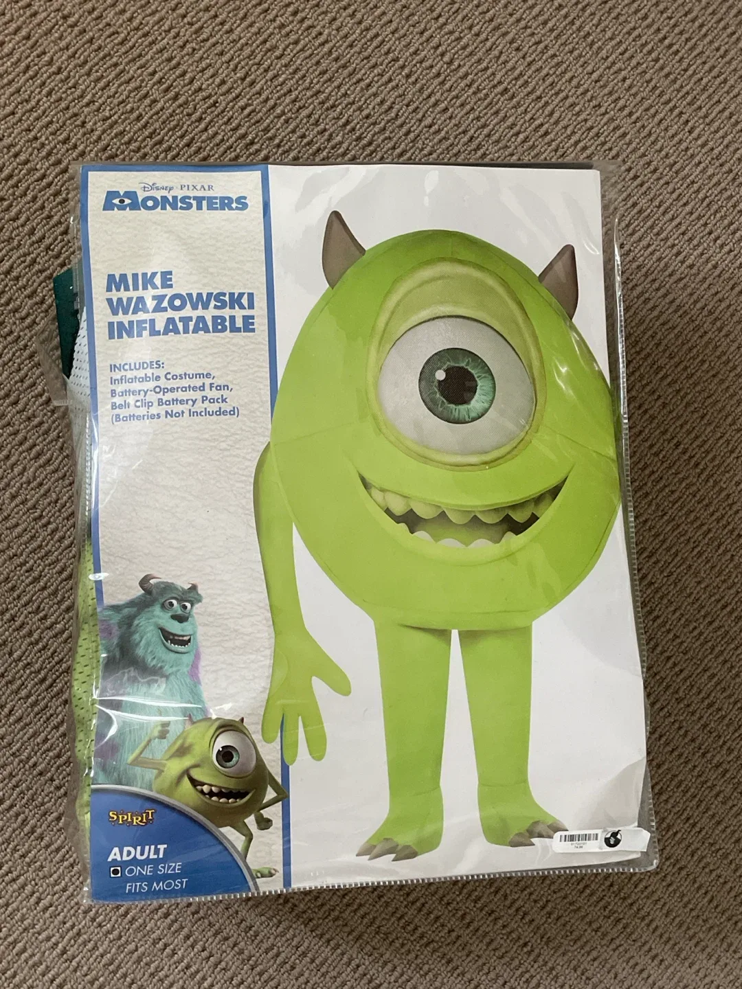 Mike Wazowski Inflatable Costume - Adult