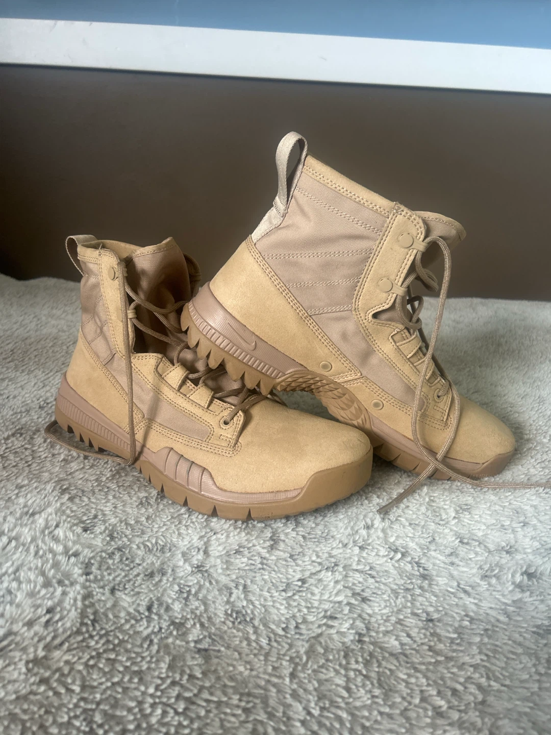 Nike Combat Boots Tan Size 9.5 - photo 4
