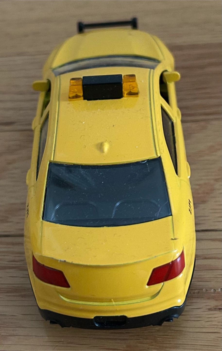 Yellow NYC Taxi Toy Car - photo 3